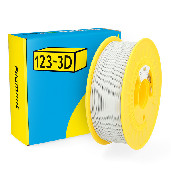 123-3D Filament PLA Lichtgrijs 1,75 mm 1 kg DHM00017 - 1