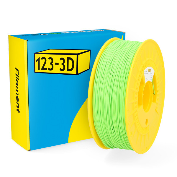 123-3D Filament PLA Mat Limoengroen 1,75 mm 1 kg DHM00103 - 1