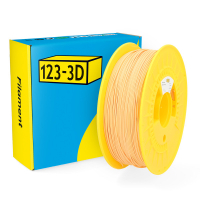 123-3D Filament PLA Pastel Oranje 1,75 mm 1 kg DHM00048