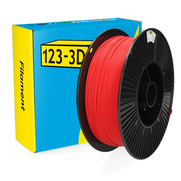 123-3D Filament PLA Rood 2,85 mm 3 kg DHM00189 - 1