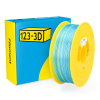 123-3D Filament PLA Satijn Regenboog Blauw-Groen-Grijs 1,75 mm 1 kg