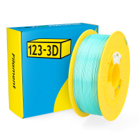 123-3D Filament PLA Satijn Regenboog Groen-Blauw 1,75 mm 1 kg DHM00113