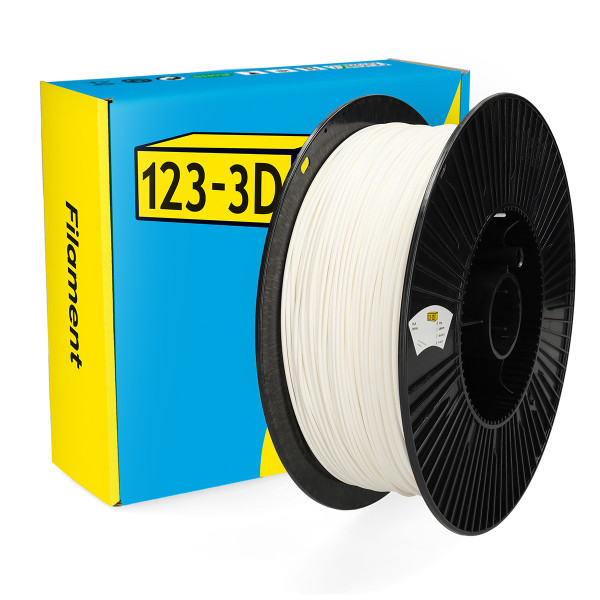 123-3D Filament PLA Wit 2,85 mm 3 kg DHM00182 - 1