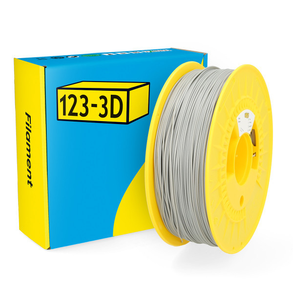 123-3D Filament PLA Zilver 1,75 mm 1 kg DHM00011 - 1