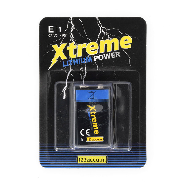 123accu Xtreme Power 6FR61 9V E-Block batterij (1 stuk) ADR00059 - 1