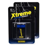 123accu Xtreme Power 9V 6FR61 E-Block batterij 2 stuks ADR00069