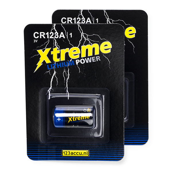 123accu Xtreme Power CR123A batterij 2 stuks ADR00060 - 1