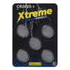 123accu Xtreme Power CR2025 Lithium knoopcel batterij (5 stuks)