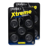 123accu Xtreme Power CR2025 knoopcel batterij 10 stuks ADR00074 - 1