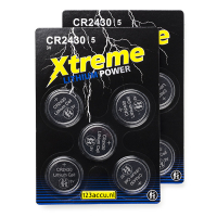 123accu Xtreme Power CR2430 knoopcel batterij 10 stuks ADR00086