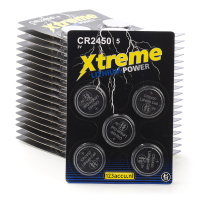 123accu Xtreme Power CR2450 knoopcel batterij 100 stuks ADR00084