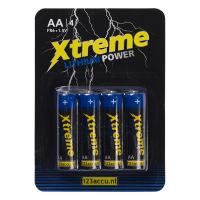 123accu Xtreme Power FR6 AA batterij (4 stuks) AA ER26264C FR6 FR6LB4A/10C ADR00063