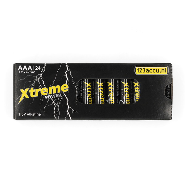 123accu Xtreme Power MN2400 Micro AAA batterij 24 stuks ADR00009 123accu Xtreme Power MN2400 Micro AAA batterij 24 stuks ADR00009 - 1