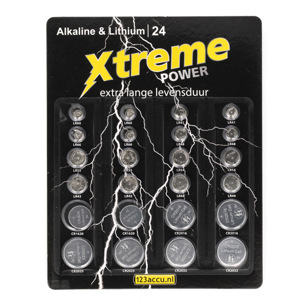 123accu Xtreme Power knoopcellen multipack ADR00048 - 1