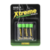 123accu Xtreme Power oplaadbare AAA / HR03 Ni-Mh batterij (4 stuks)