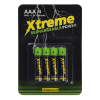 123accu Xtreme Power oplaadbare AAA / HR03 Ni-Mh batterij (4 stuks)