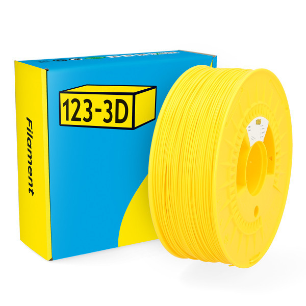 123inkt 123-3D Filament ABS Geel 1,75 mm 1 kg (Jupiter serie)  DHM00141 - 1