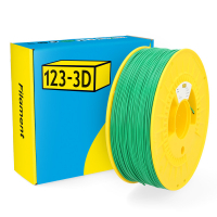 123inkt 123-3D Filament ABS Groen 1,75 mm 1 kg (Jupiter serie)  DHM00143