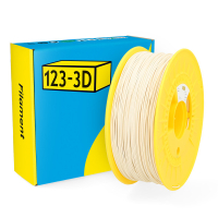 123inkt 123-3D Filament PLA Beige 1,75 mm 1 kg  DHM00016
