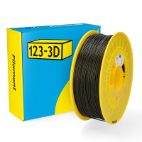 123inkt 123-3D Filament PLA Glitter Antiek Goud 1,75 mm 1 kg  DHM00057
