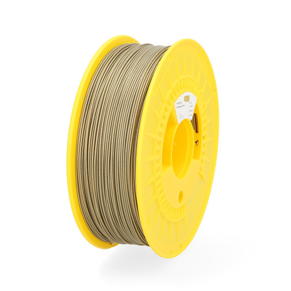 123inkt 123-3D Filament PLA Glitter Champagne Goud 1,75 mm 1 kg  DHM00059 - 2