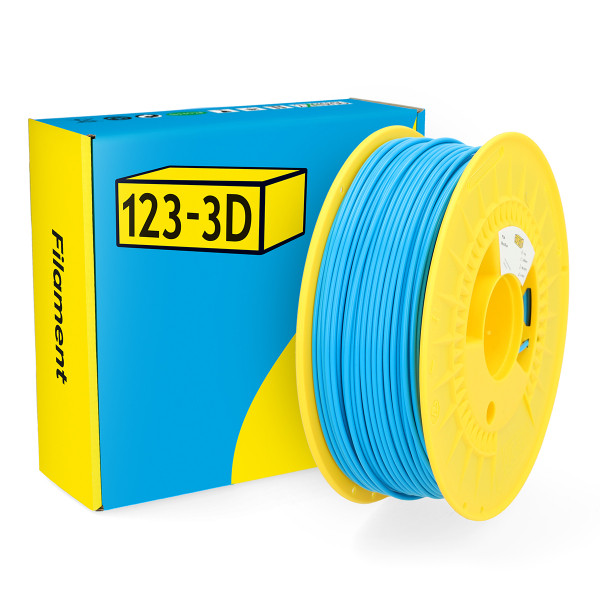 123-3D Filament PLA Hemelsblauw 2,85 mm 1 kg DHM00035 - 1