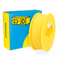 123inkt 123-3D Filament PLA High Speed Geel 1,75 mm 1 kg (Jupiter serie)  DHM00043