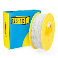 123inkt 123-3D Filament PLA Lichtgrijs 1,75 mm 1 kg (Jupiter serie)  DHM00017