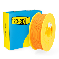 123inkt 123-3D Filament PLA Mat Oranje 1,75 mm 1 kg  DHM00104