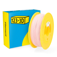 123inkt 123-3D Filament PLA Pastel Lichtroze 1,75 mm 1 kg  DHM00055