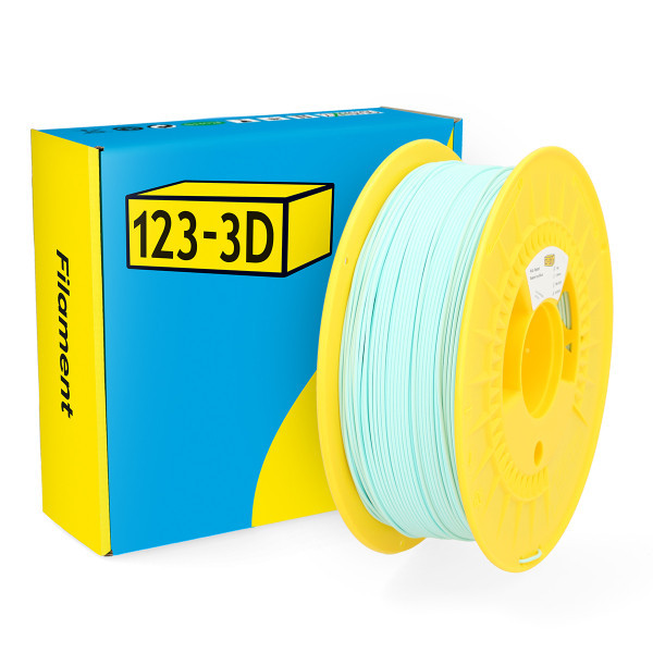 123inkt 123-3D Filament PLA Pastel Mintgroen 1,75 mm 1 kg (Jupiter serie)  DHM00056 - 1