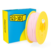 123inkt 123-3D Filament PLA Pastel Roze 1,75 mm 1 kg  DHM00050