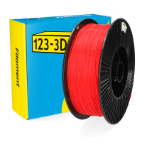 123inkt 123-3D Filament PLA Rood 1,75 mm 3 kg (Jupiter serie)  DHM00185