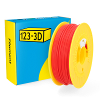 123-3D Filament PLA Rood 2,85 mm 1 kg (Jupiter serie)