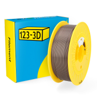 123inkt 123-3D Filament PLA Satijn Brons 1,75 mm 1 kg  DHM00068