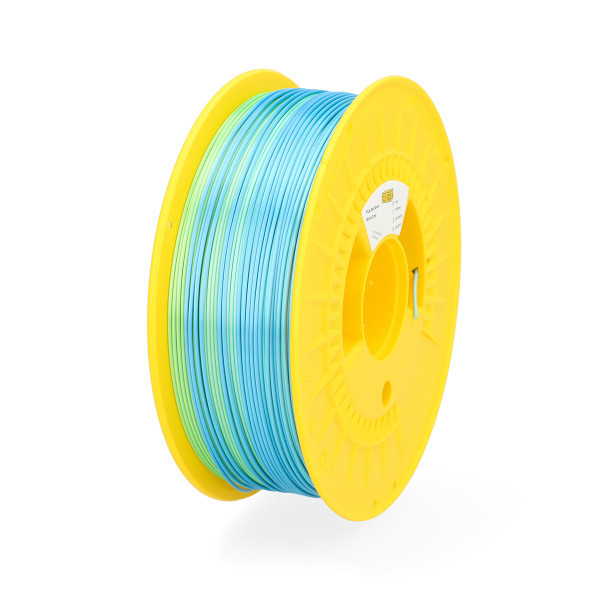 123inkt 123-3D Filament PLA Satijn Regenboog Blauw-Groen-Grijs 1,75 mm 1 kg  DHM00117 - 2