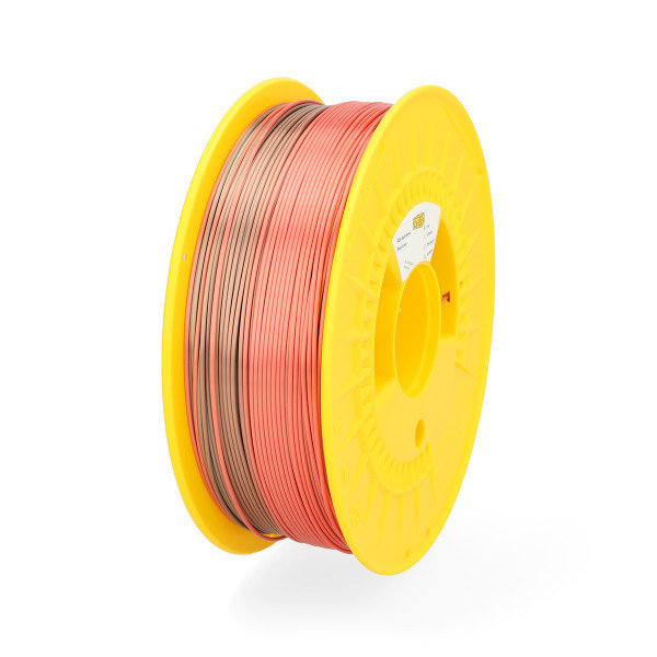 123inkt 123-3D Filament PLA Satijn Regenboog Rood-Grijs 1,75 mm 1 kg  DHM00118 - 2