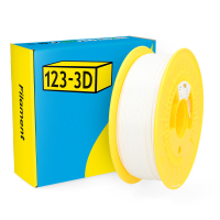 123inkt 123-3D Filament PLA Satijn Wit 1,75 mm 1 kg (Jupiter serie)  DHM00071
