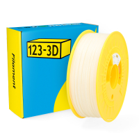 123inkt 123-3D Filament PLA Tough Neutraal 1,75 mm 1 kg (Jupiter serie)  DHM00046