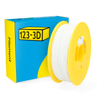 123inkt 123-3D Filament PLA Wit 1,75 mm 1 kg (Jupiter serie)  DHM00002