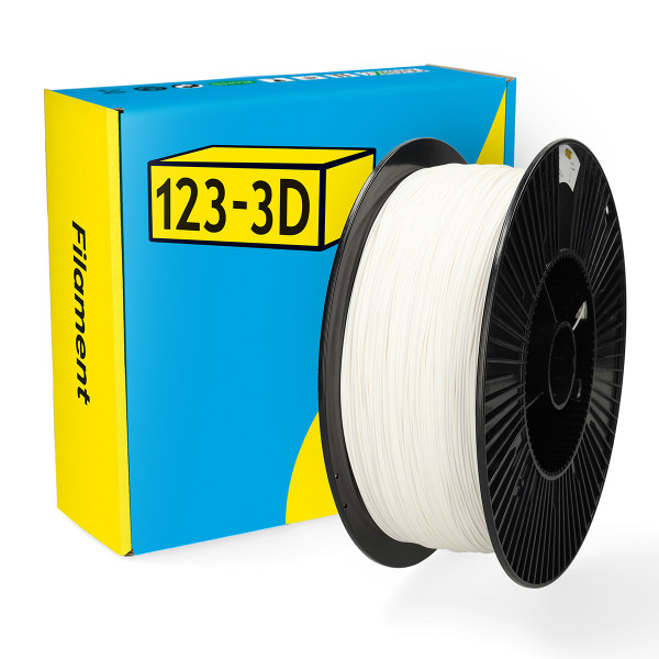 123inkt 123-3D Filament PLA Wit 1,75 mm 3 kg  DHM00181 - 1