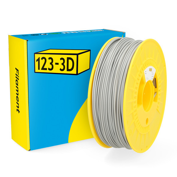 123inkt 123-3D Filament PLA Zilver 2,85 mm 1 kg (Jupiter serie)  DHM00033 - 1