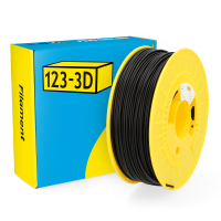 123-3D Filament PLA Zwart 2,85 mm 1 kg (Jupiter serie)