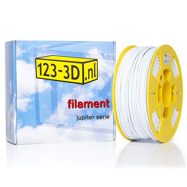 123inkt 123-3D Filament wit 2,85 mm PETG 1 kg (Jupiter serie)  DFE11012 - 1