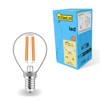 123inkt 123led E14 filament led-lamp kogel 4.5W (40W)  LDR01886