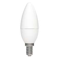 123inkt 123led E14 led-lamp kaars mat dimbaar 2700K 5.5W (40W) 0620117 LDR06529