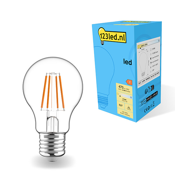 123inkt 123led E27 filament led-lamp peer 4.5W (40W)  LDR01788 - 1