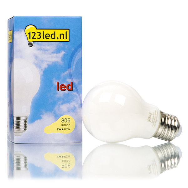 verlangen havik Identiteit 123led E27 filament led-lamp peer mat dimbaar 7W (60W) 123inkt 123inkt.nl