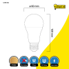 123inkt 123led E27 led-lamp peer mat daglichtsensor 8W (60W) 929001383631c LDR01844 - 2