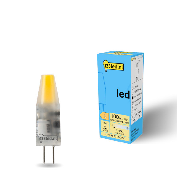 123inkt 123led G4 led-capsule 1W (10W)  LDR01934 - 1